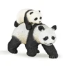 3inch Simulation Panda And Baby Forest Animals Model Wild Life Figurine PVC Toy Animal Figures 50071 Gift For Kids #W0 1