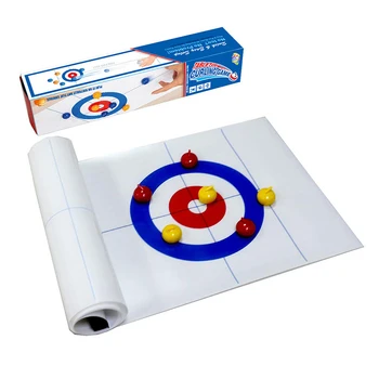 

Simulation Curling Sport Toy Kids Puzzle Table Games Toys Curling Ball Children Bowling Parent-Child Interactive Table Games