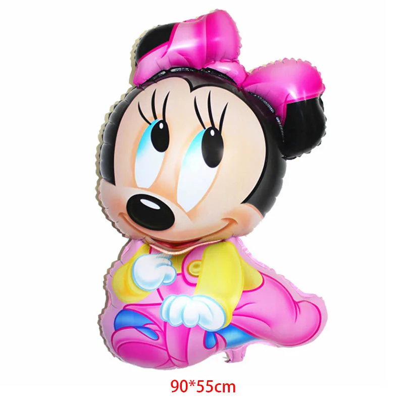 1 комплект надувные шары Mickey minnie mouse День рождения украшения Дети 1/2/3 для первого дня рождения - Цвет: same as picture