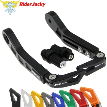 

Riderjacky Adjustable Motorcycle HandleBar Grip Motorbike Brake Clutch Lever Protector Guard For Kawasaki Ninja 400 2017 2018