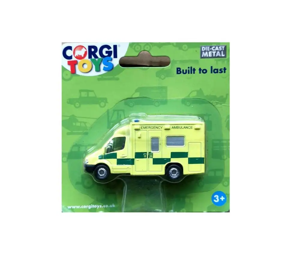 Игрушки Corgi 1/64 литая машина скорой помощи TY63114 модель автомобиля из сплава со