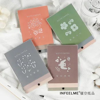 

1set/lot Memo Pads Sticky Notes Wind blown color diary Scrapbooking Stickers Office School stationery Notepad