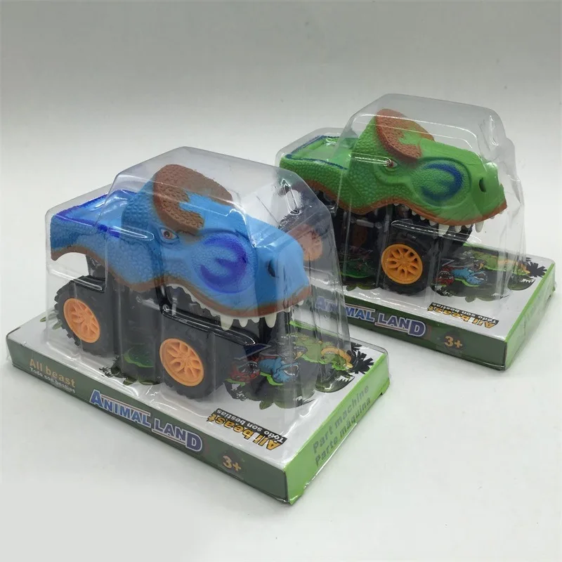 

Simulated Dinosaur Models Mini Inertia T-Rex Dinosaur Car Children Dinosaur World Popularization of Science Toy