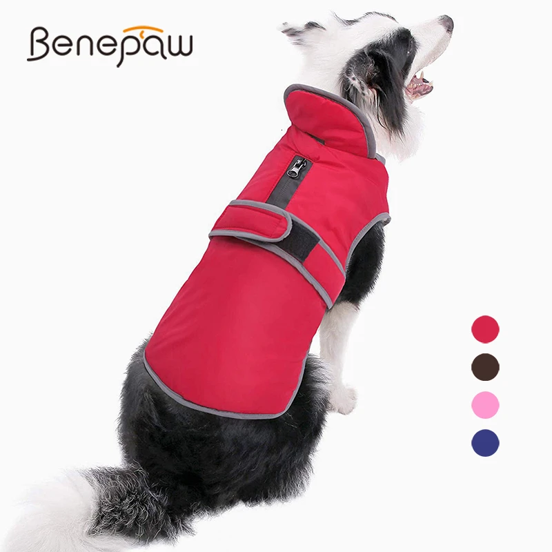 Теплая куртка для собак Benepaw маленьких средних и больших водонепроницаемая