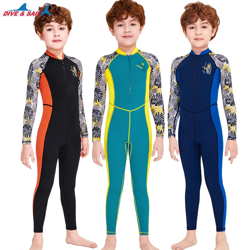 Kids Full Bathing Suit For Water Sport, Warmth And Sun Protection