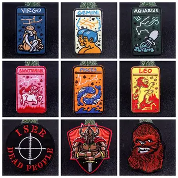 

Rainbow Badges Constellation Patch Sew/Iron On Patches For Clothing Embroidered Patches On Clothes Letter Patch Clothes Stickers