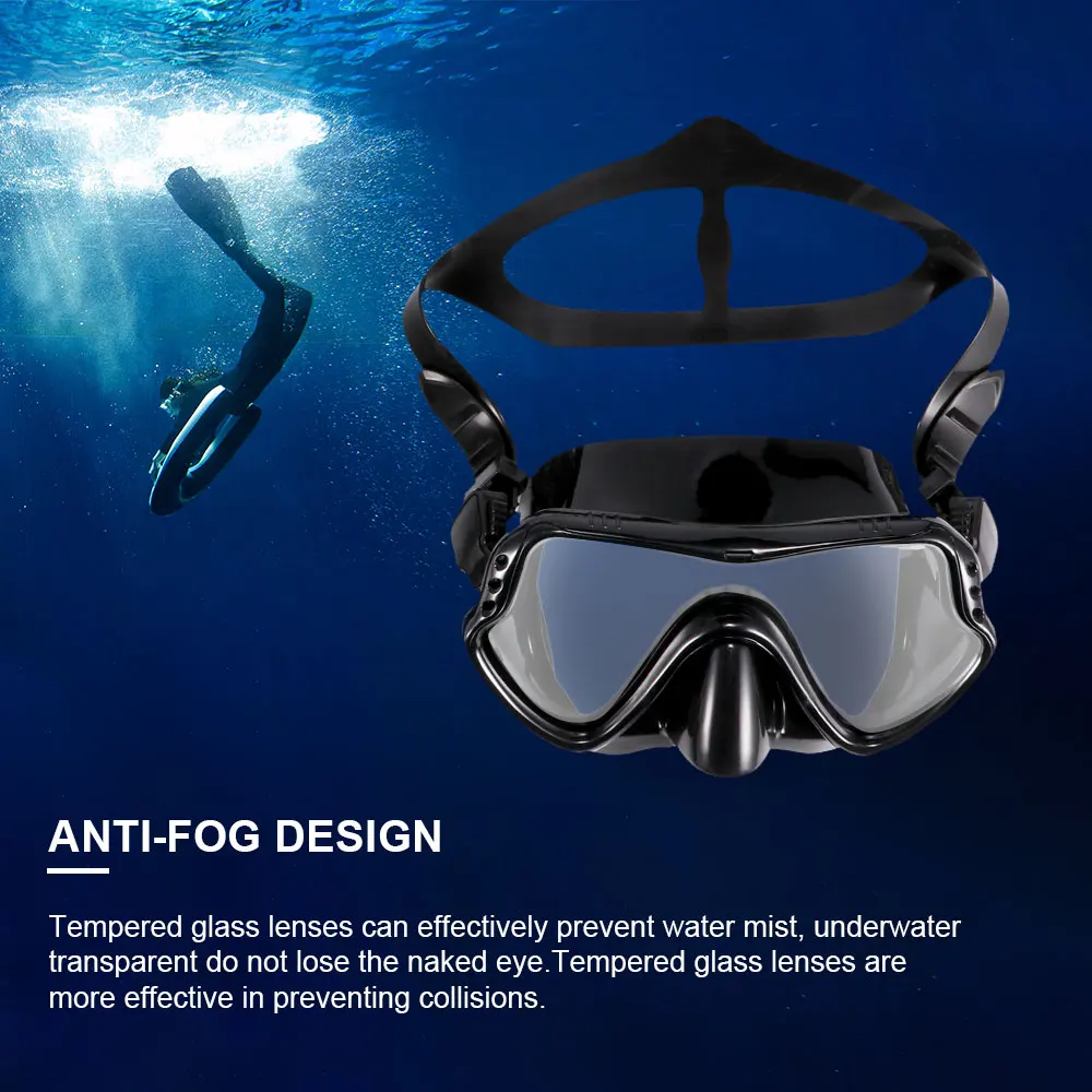 Professional Scuba Diving Masks Snorkeling Set Adult Silicone Anti-Fog Goggles Glasses Swimming Fishing Pool Equipment 20