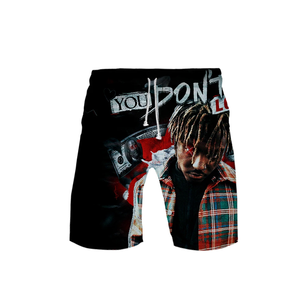 Juice Wrld мужские шорты с 3D принтом в виде змеиного черепа, мужские летние шорты с карманами и завязками, одежда для спортзала в стиле хип-хоп, персонализированная одежда