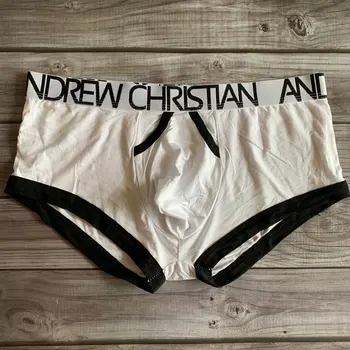 

Sexy Men's Underwear Boxer Tagless Bulge Pouch Trunk Rayon Made from Modal Fabric