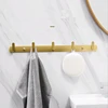 Gold Brushed Robe Hook Coat Hook Towel Hanger Wall Hooks Bathroom Hardware Hook Door Hooks ► Photo 2/6