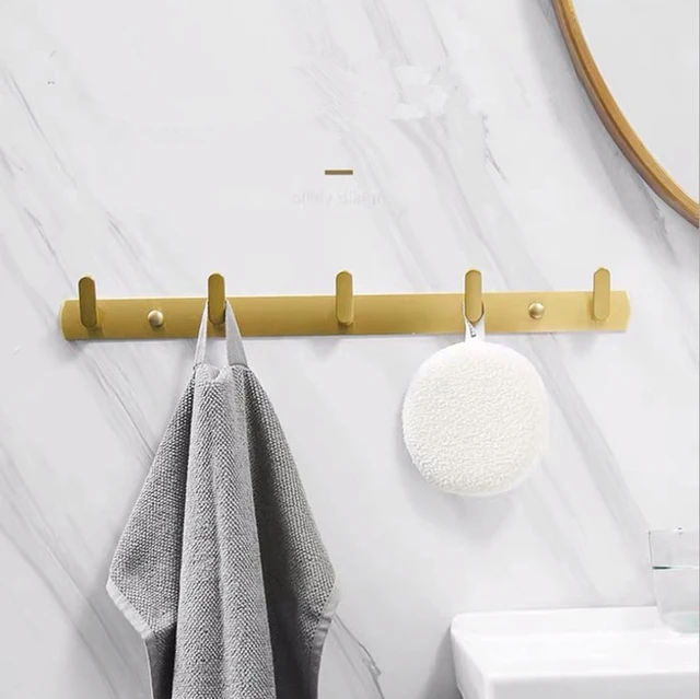 Gold Brushed Robe Hook Coat Hook Towel Hanger Wall Hooks Bathroom Hardware  Hook Door Hooks