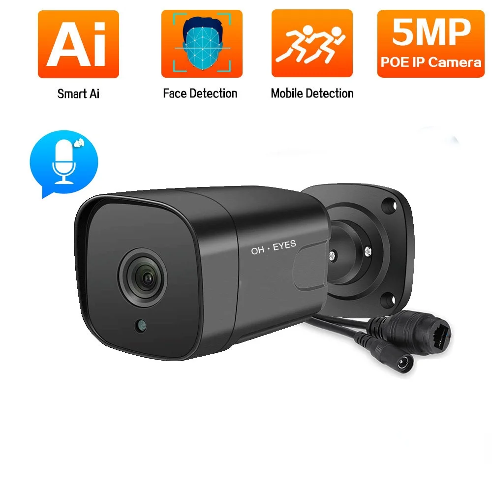 H.265 CCTV Security IP Cameras Outdoor Waterproof Camera Video