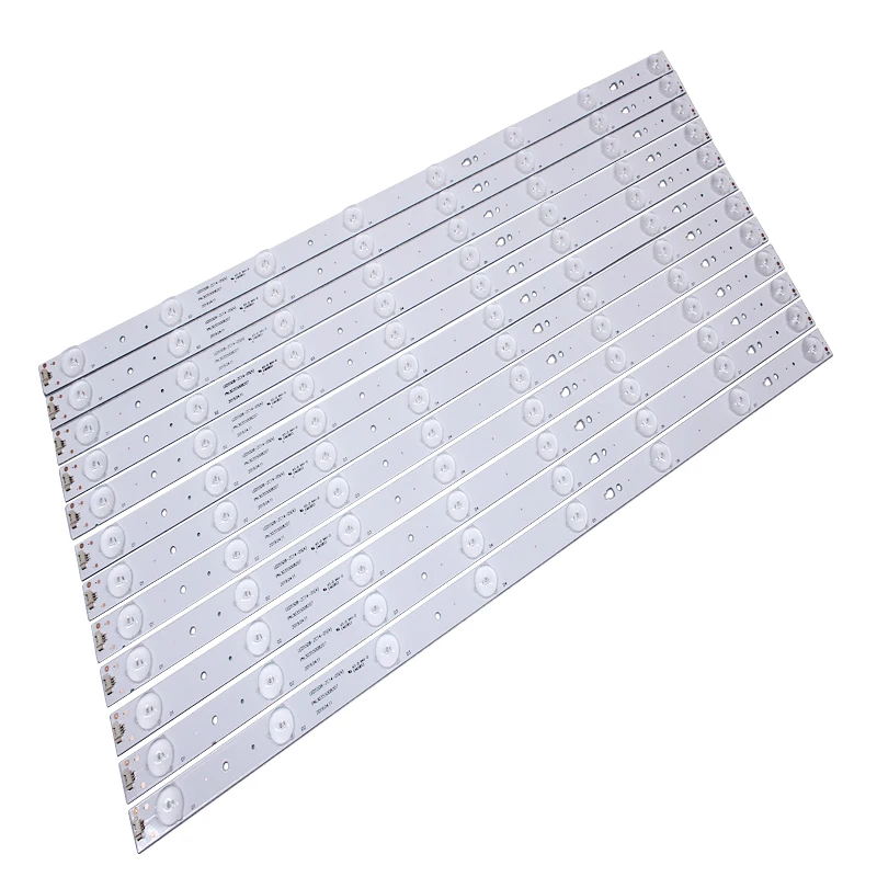 12Pieces/set LED Backlight strip 8 lamp For Hai er LE55F3000W Light Bar LED55D8-ZC14-05(A) 30355008207 30355008210 LE55F3000W