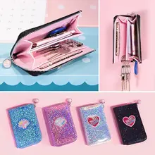 Manglad, Модный Блестящий Кошелек для монет, с буквенным принтом, сумка для карт, Milkjoy, чехол для ключей, женские мини-сумки для денег, клатч, Женская сумочка, кошелек с вышивкой