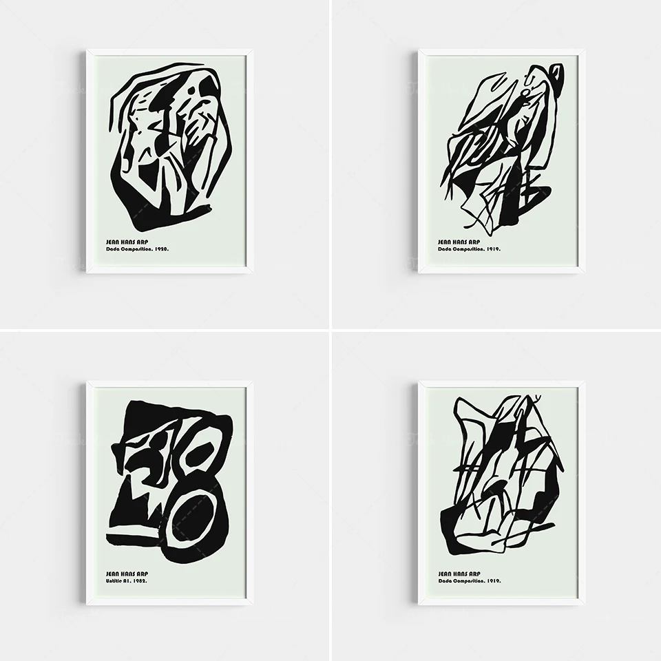 

Jean Hans Arp Composition Prints, 1982.