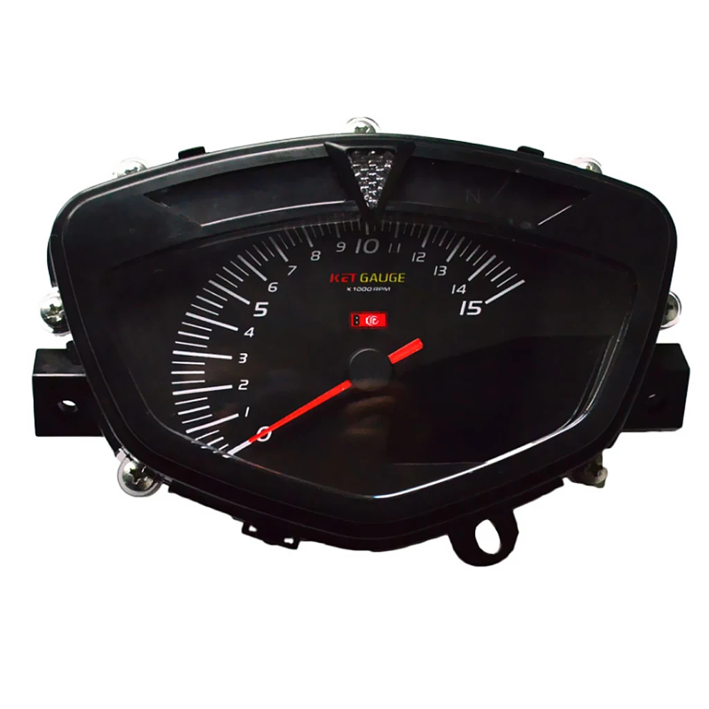 Universal Motorcycle LCD RPM Digital Display Odometer Speedometer 7 Colour Backlight