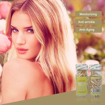 

fast wrinkle and moisturizing in 7 days essence and wrinkle remove Freckle capsules 90 pcs with 1bottle Massage