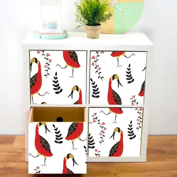 

Nordic style bedroom wall sticker living room dining room kitchen children's room DIY vinyl wall decal door mural