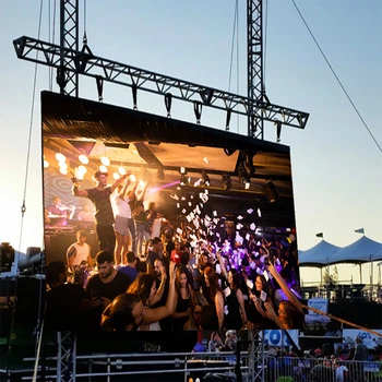 

outdoor P3.91 P4.81 led display panel novastar linsn , led tv screen stage backdrop rental led panel , P3.91 led wall