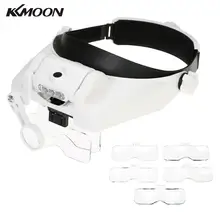 1X 1.5X 2X 2.5X 3.5X 8X повязка очки с подсветкой увеличительное светодиодный увеличительные защитные очки увеличительное лупа с Регулируемый объектив