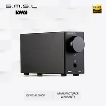 SMSL SAP-1 Мини Портативный Настольный усилитель для наушников 110 В/220 В PC MP3 6,5 мм выходной интерфейс с интерфейсом 6,5 мм до 3,5 мм