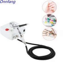 Двойного действия Аэрограф, пистолет-распылитель набор воздушных компрессоров арт Татуировка-картина Маникюр Ремесло торт Спрей модель воздушная кисть маникюрный набор