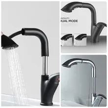 

Bathroom Basin Faucet Liftable Basin Faucet Single Handle Pull Out Cold Hot Mixer Crane Sink Tap Bathroom Kitchen Tools