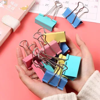 

48 Pcs Color Long Tail Clips Office Binding Products Photo Clip Holder Notes Letter Paper Clip Office Supplies
