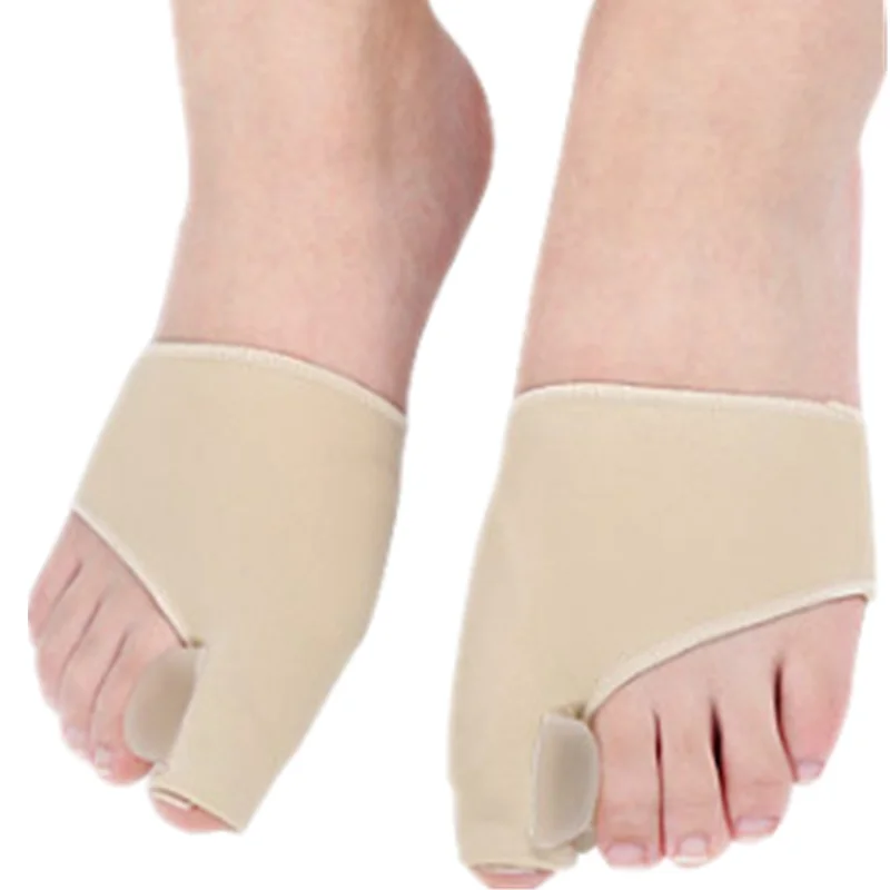 1Pair Big Bone Orthopedic Bunion Correction Pedicure Socks Silicone Hallux Valgus Corrector Braces Toes Separator Feet Care Tool