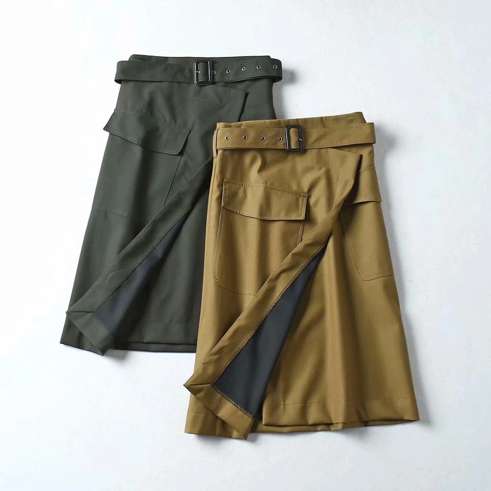 business skirts with pockets
