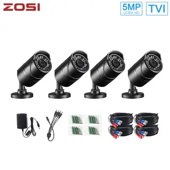 

ZOSI 5MP TVI CCTV Len Camera Module 5MP IR Cut Nightvision Video Waterproof Bullet Surveillance Mini Camera for DVR Kiit