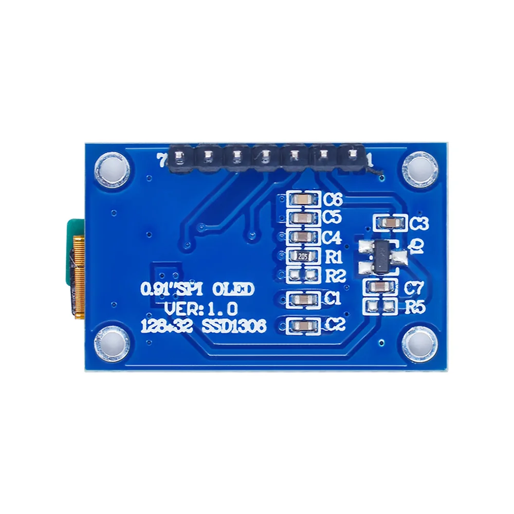 WAVGAT SSD1306 7PIN 0.91inch 128x32 SPI OLED Module 0.91\