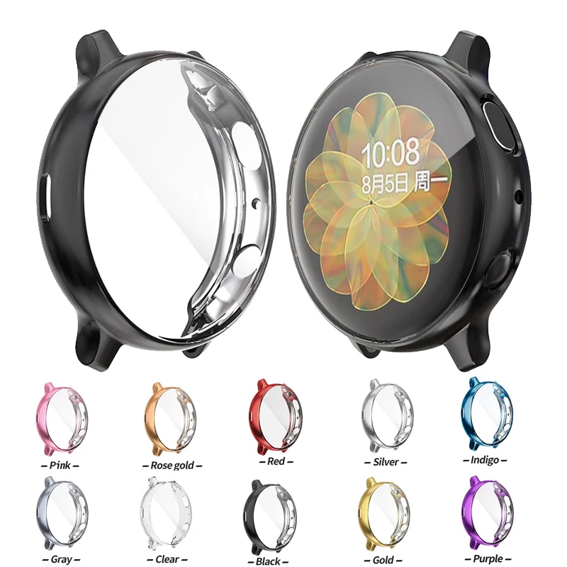 Защитный чехол для Samsung galaxy watch active 2 44 мм 40 силиконовые защитные чехлы на весь