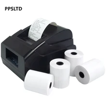 50PCs Thermal Paper Roll 58mm POS Paper 57x50 Cash Register Receipt Till Roll 2 1/4 x 85'