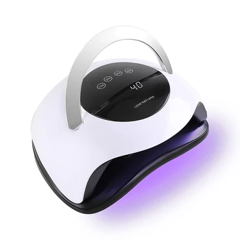

120W UV LED Nail Dryer Lamp With 4 Timer Setting Portable Handle​ Smart IR Sensor Nail Art Fast Curing Nail Dryer Light Machine