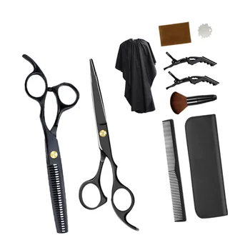 

1 Set Hairdressing Scissors Set Professional Haircut Shears Tools Kit Flat Scissors Teeth Scissors Set Hair Cutting Supplies for