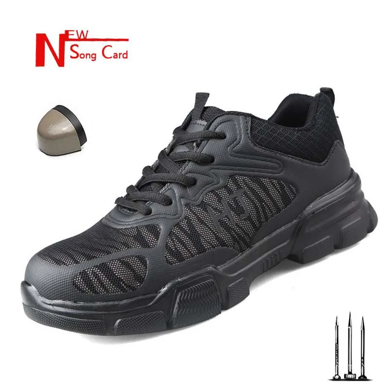 New Labor lightweight men safety work shoes breathable indestructible boots shoes steel head male construction safety work boots New Labor lightweight men safety work shoes breathable indestructible boots shoes steel head male construction safety work boots
