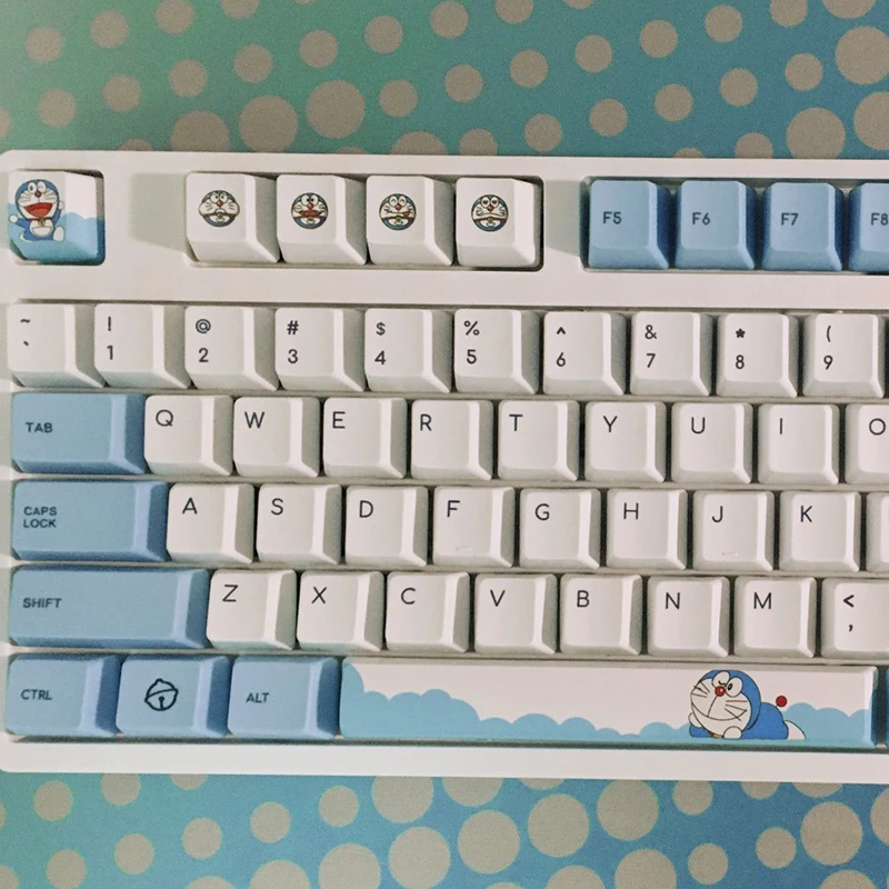 A Cat Keycaps PBT Sublimation Keycap OEM Profile Standard 108 Personalized Cartoon Mechanical Keyboard Key-Cap A Cat Keycaps PBT Sublimation Keycap OEM Profile Standard 108 Personalized Cartoon Mechanical Keyboard Key-Cap