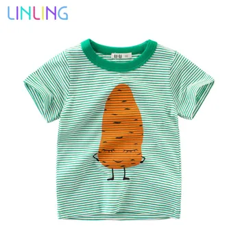 

Boys Girls Short Sleeve Children's T-shirt Green Shirt 2020 Cartoon T-shirt Summer T-shirt Cotton Tees Cartoon kids t shirt boy