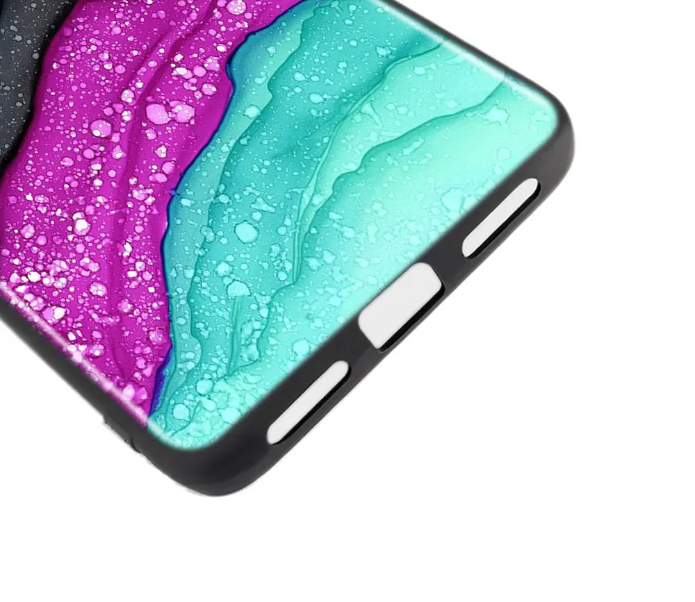 Черный чехол, роскошный водный синий золотой и черный эффект для Xiaomi Redmi Note 8 7 6 5 4X4 K20 Pro 7A 6A 6 S2 5A Plus, чехол для телефона