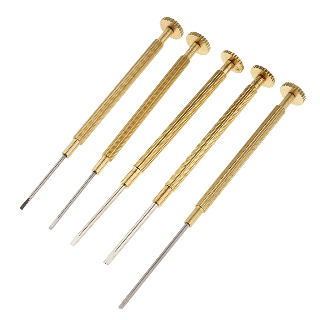 5pcs Jewelers Micro Screwdriver Set Precision Watch Jewelry Glasses Repairs