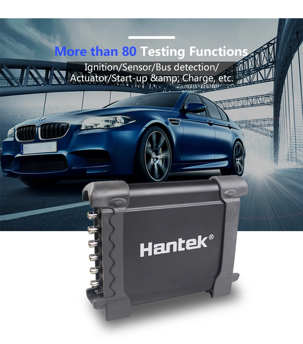 Автомобильный диагностический прибор HANTEK 1008A 1008B 1008C 8 каналов USB|Осциллографы| |