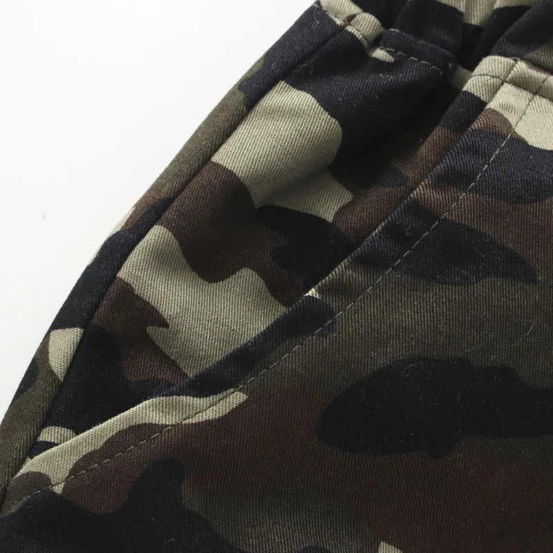 Mens Jogger Autumn Tactical Pants Man Camouflage Military Pants Loose Comfortable Cargo Trousers Cotton Camo Jogger