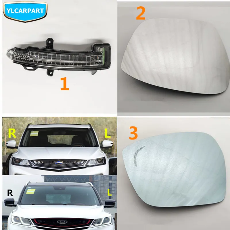 Для Geely Coolray, Proton X50, BinYue, SX11, Автомобильное зеркало заднего вида, внешнее зеркало заднего вида поворотники светодиодный светильник