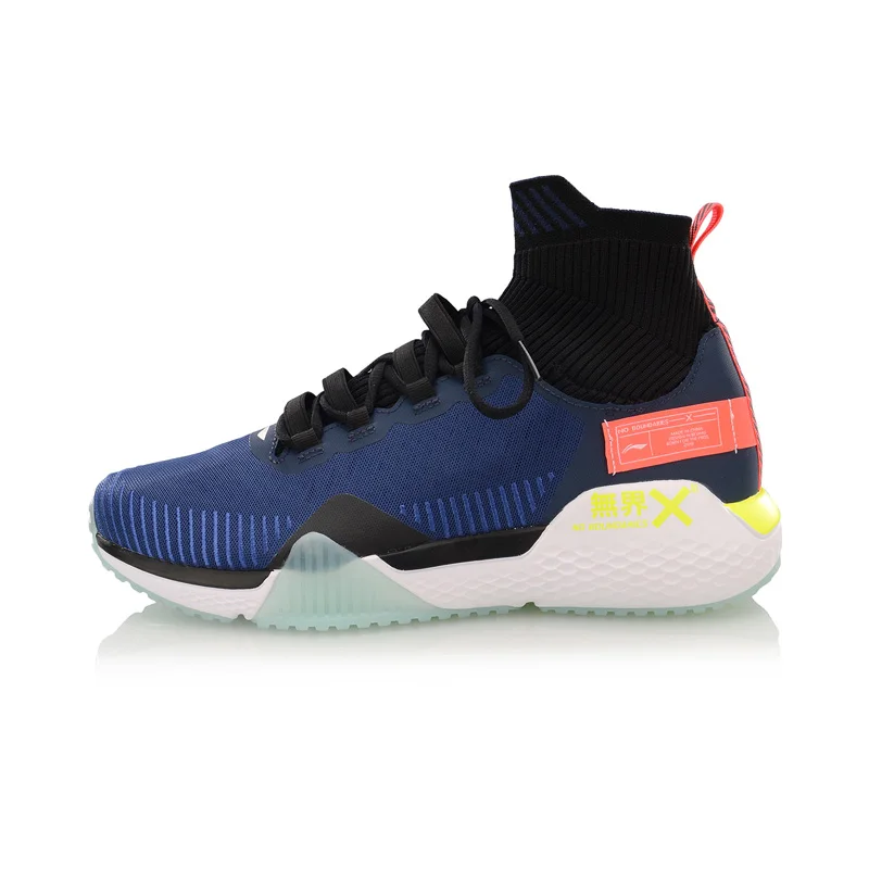 Li-Ning Men NO BOUNDARIES Training Shoes Cushion Mono Yarn Breathable High-Cut LiNing CLOUD Sport Shoes Sneakers AFJP003 YXX048 - Цвет: AFJP003-5H