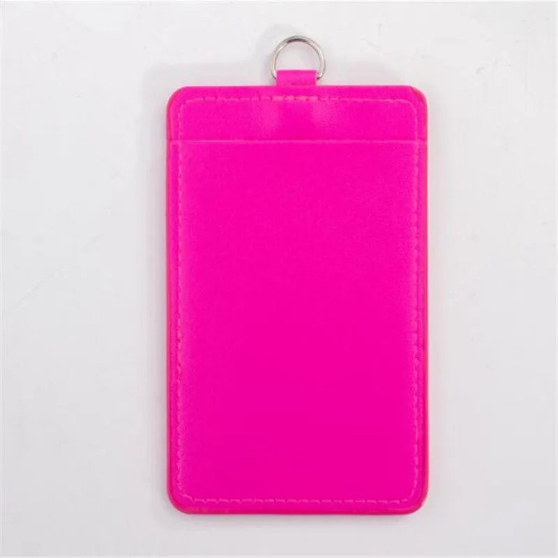 610 PU Leather material double card sleeve ID Badge Case Clear Bank Credit Card Badge Holder Accessories wallet card holder card holder credit card holder card wallet id card holder id card case card sleeve card sleeves