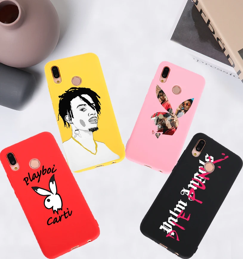 Playboi Carti тур конфеты цвет чехол для Huawei P10 P20 P30 MATE 10 20 как можно скорее Rocky Smart Мягкий