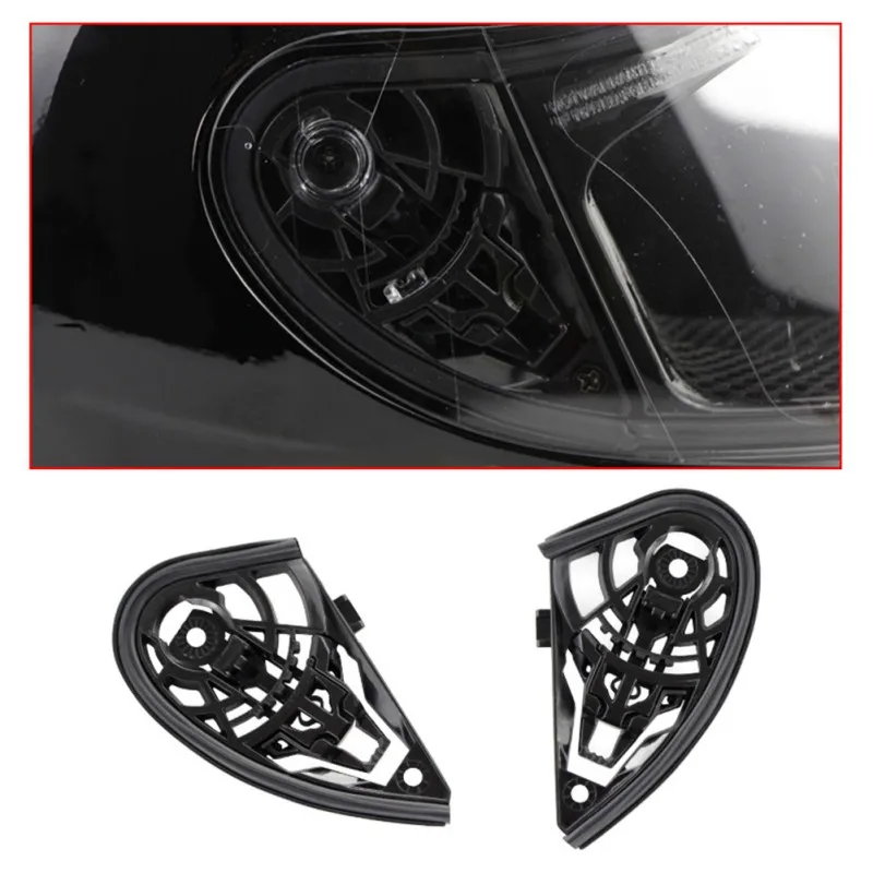 

Hot 2PCS Motorcycle Helmet Lens Base Accessories Motorcycle Helmet Shield Equipment Plate Lens Holder Base For K3&K4