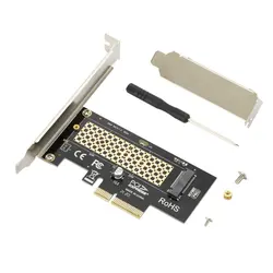 Carte de conversion M.2 NVMe SSD Express, M Key vers PCIE 3.0 X4, adaptateur externe SSD, taille 2230 à 2280, pleine vitesse 