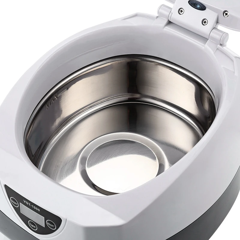 

HTHL-0.75L Digital Ultrasonic Sterilizer,Sterilizing Stainless Steel Nail Art Equipment Disinfection Machine EU Plug